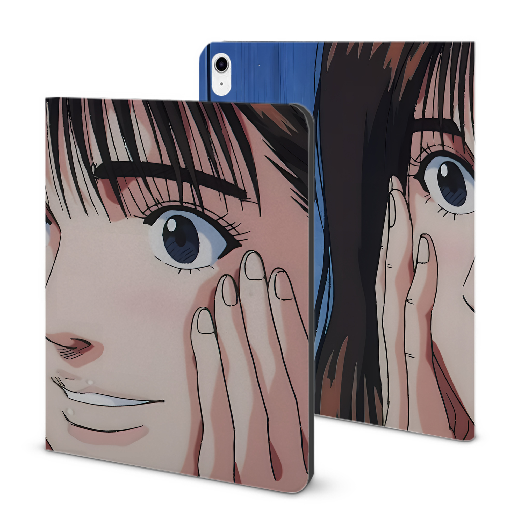 （画像用） SLAM DUNK／スラムダンク IPad ケース ブック型 PUレザー TPU 耐衝撃 軽量 薄型 ペン収納なし 全面保護 IPad 各モデル対応